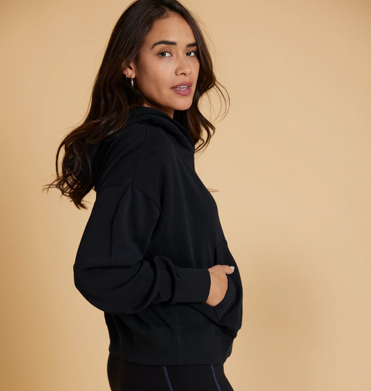 Aimee Relaxed Hoodie ~ Black