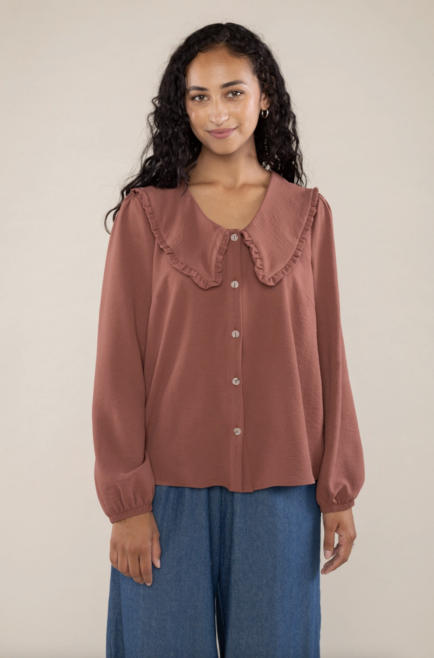 Kinslee Top ~ Auburn ~ Curve