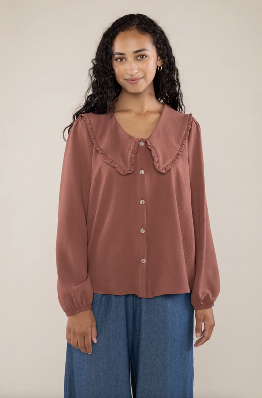 Kinslee Top ~ Auburn ~ Curve