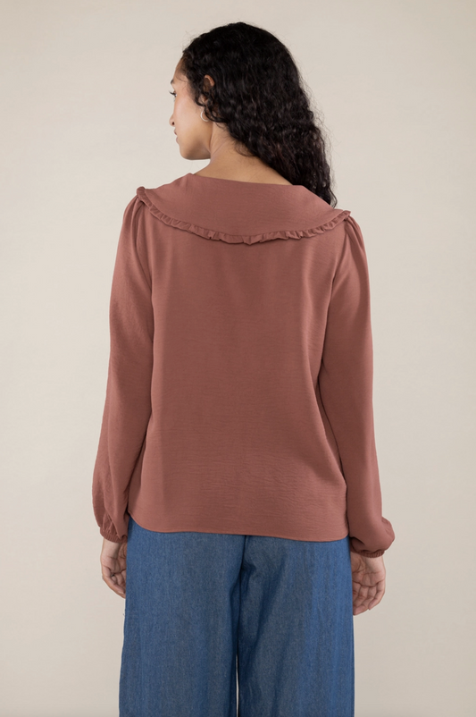 Kinslee Top ~ Auburn ~ Curve