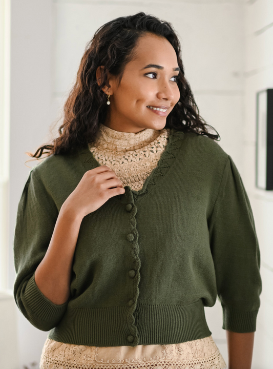 Novelist Sweater ~ Olive