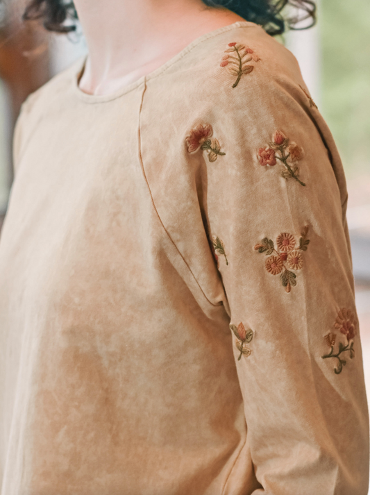 Tapestry Sunwashed T-Shirt ~ Biscuit