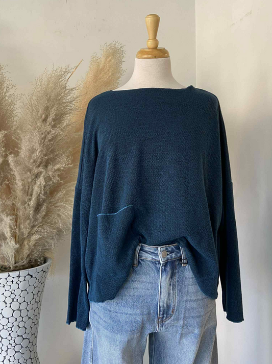 Paula One Size Top ~ Peacock