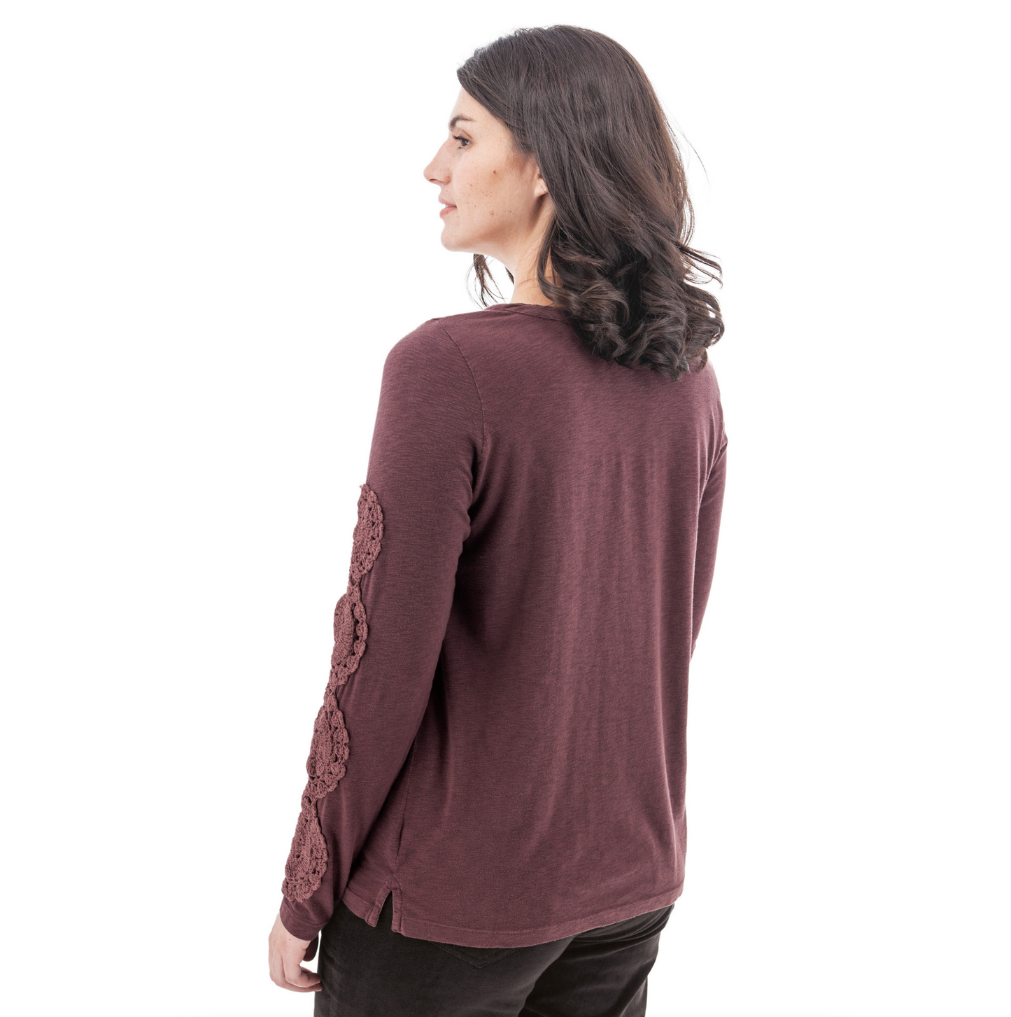 Crystal Crochet Henley