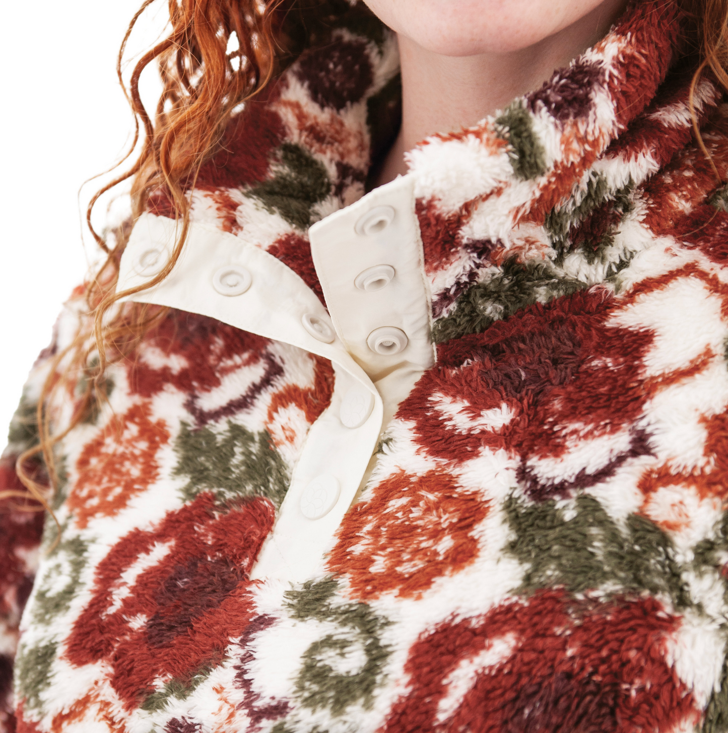 Equinox Floral Fleece Pullover