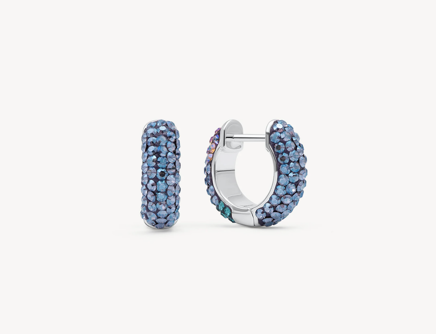 Empress/Northern Lights Sparkle Hoop Earrings - Small