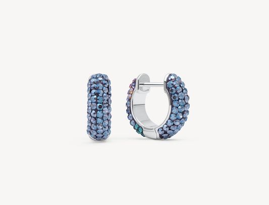 Empress/Northern Lights Sparkle Hoop Earrings - Small