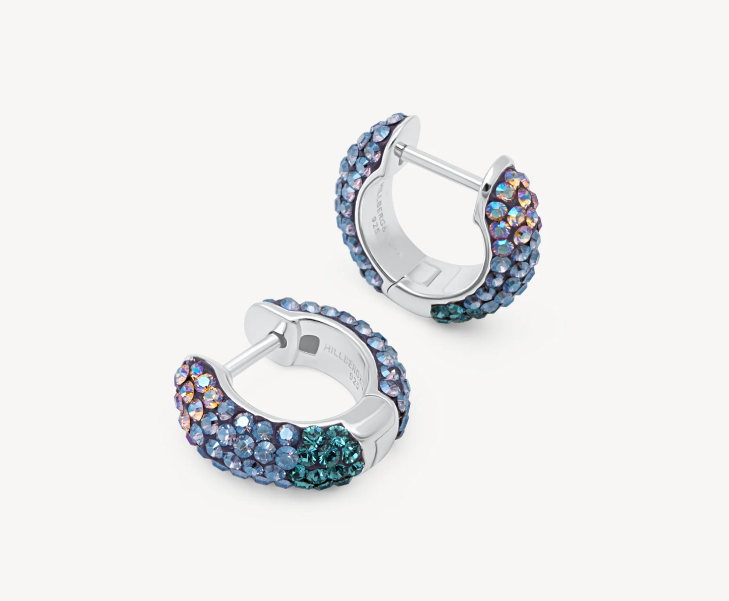 Empress/Northern Lights Sparkle Hoop Earrings - Small