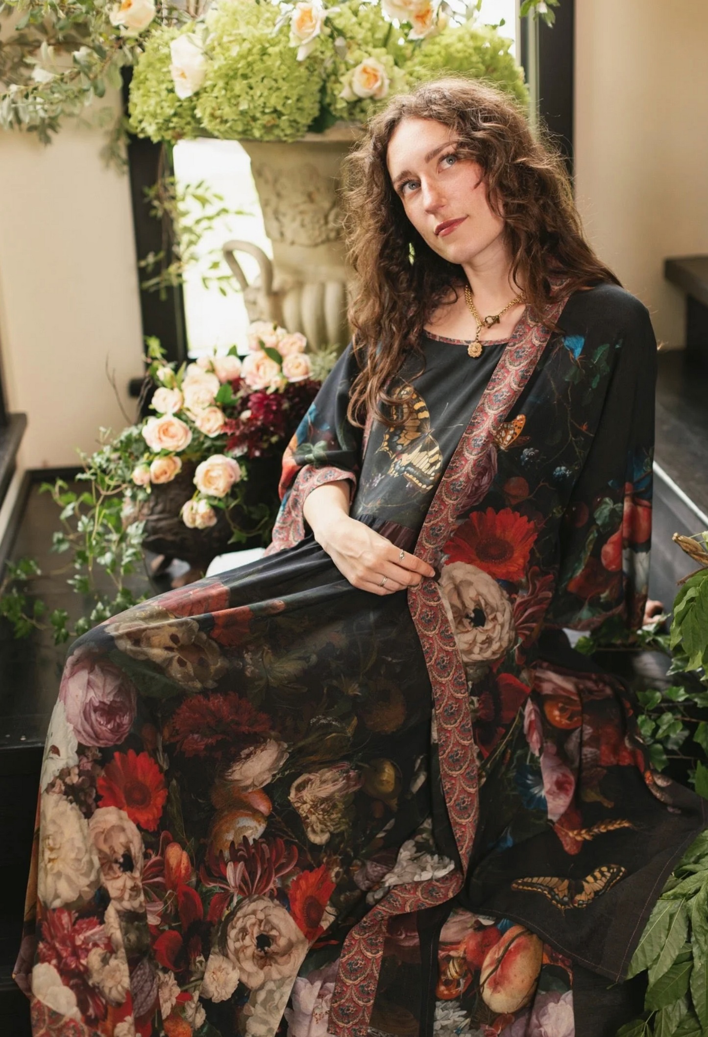 Flight of Fancy Bohéme Slip Dress