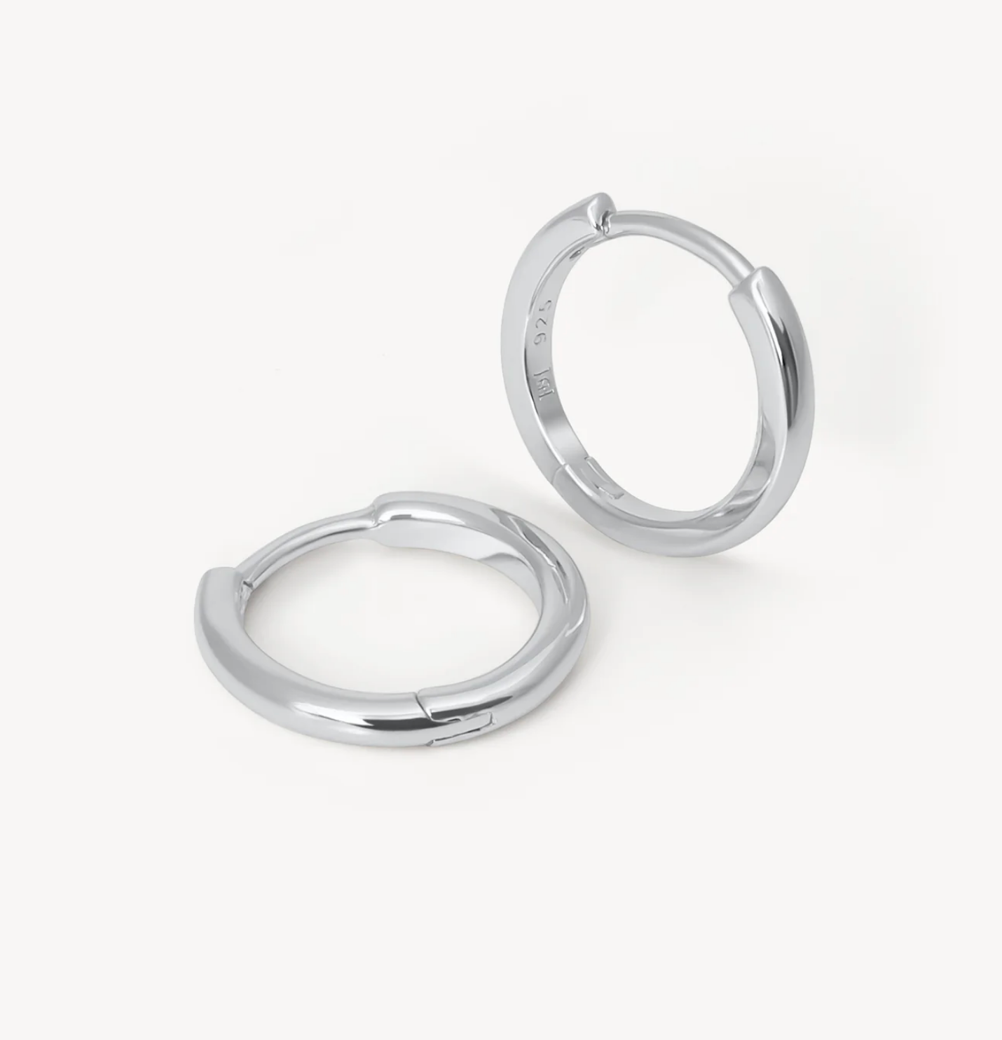 Silver Hoop Earrings - Small