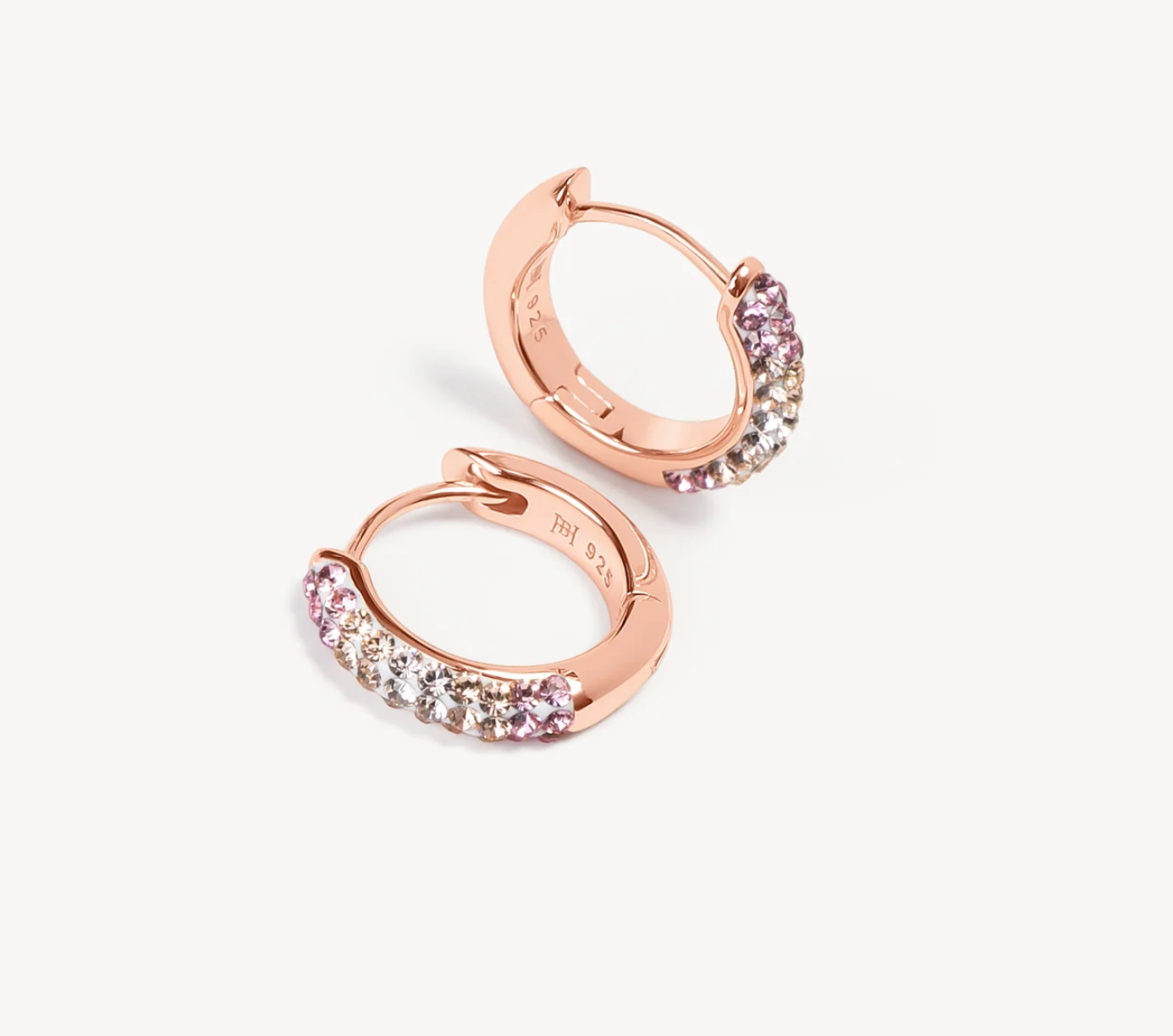 Pink Champagne™ Always On Sparkle Hoops