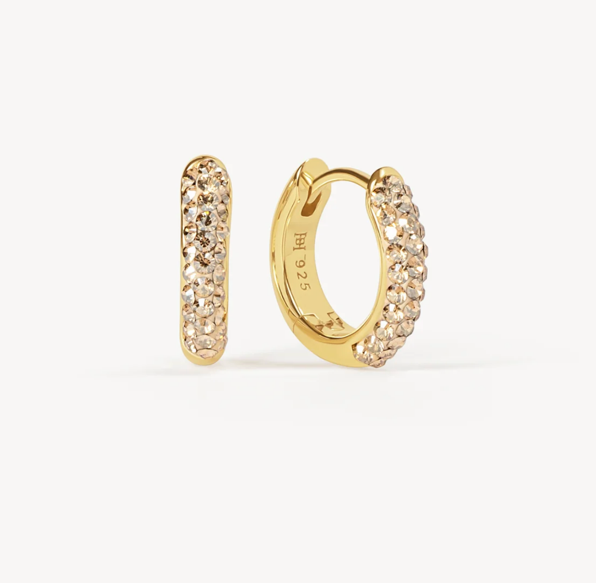 Soft Gold™ Always On Sparkle Hoops