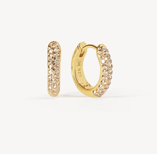 Soft Gold™ Always On Sparkle Hoops