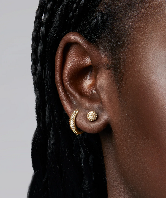 Soft Gold™ Always On Sparkle Hoops