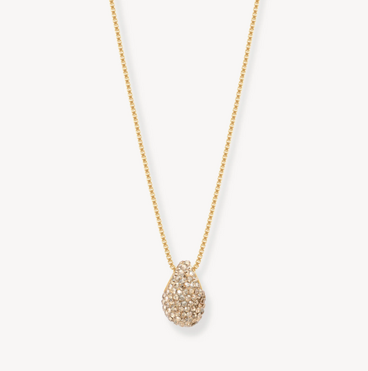 Gold Sparkle Mini Drop Necklace - Hillberg & Berk™
