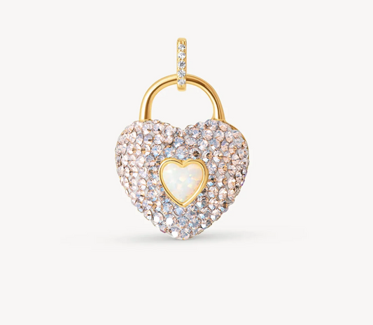 Champagne Sparkle Heart Necklace - Hillberg & Berk™