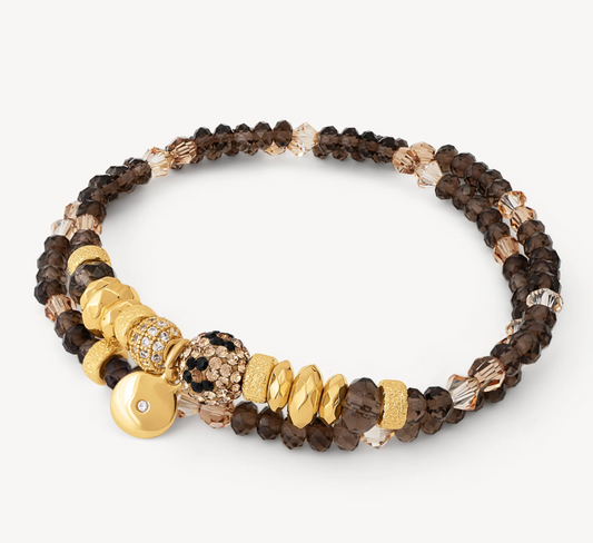 Leopard Sparkle™ Double Wrap Bracelet