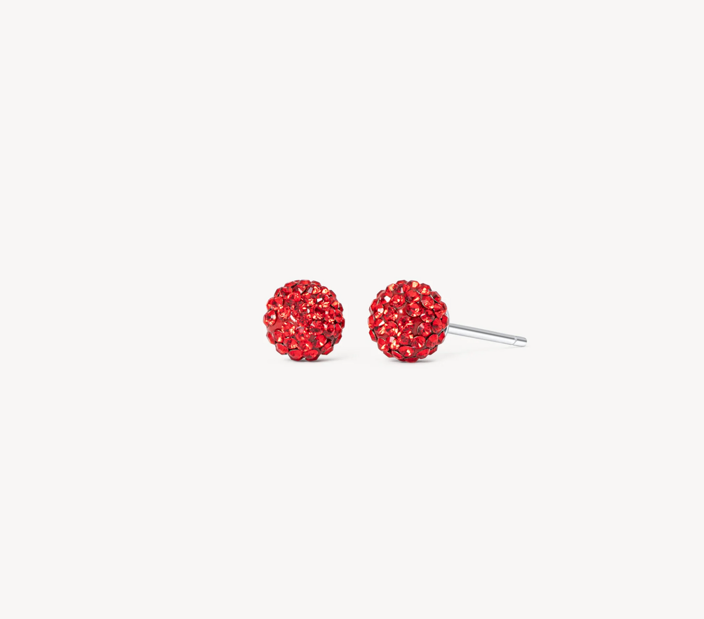 Red Velvet Sparkle Ball™ Stud Earrings