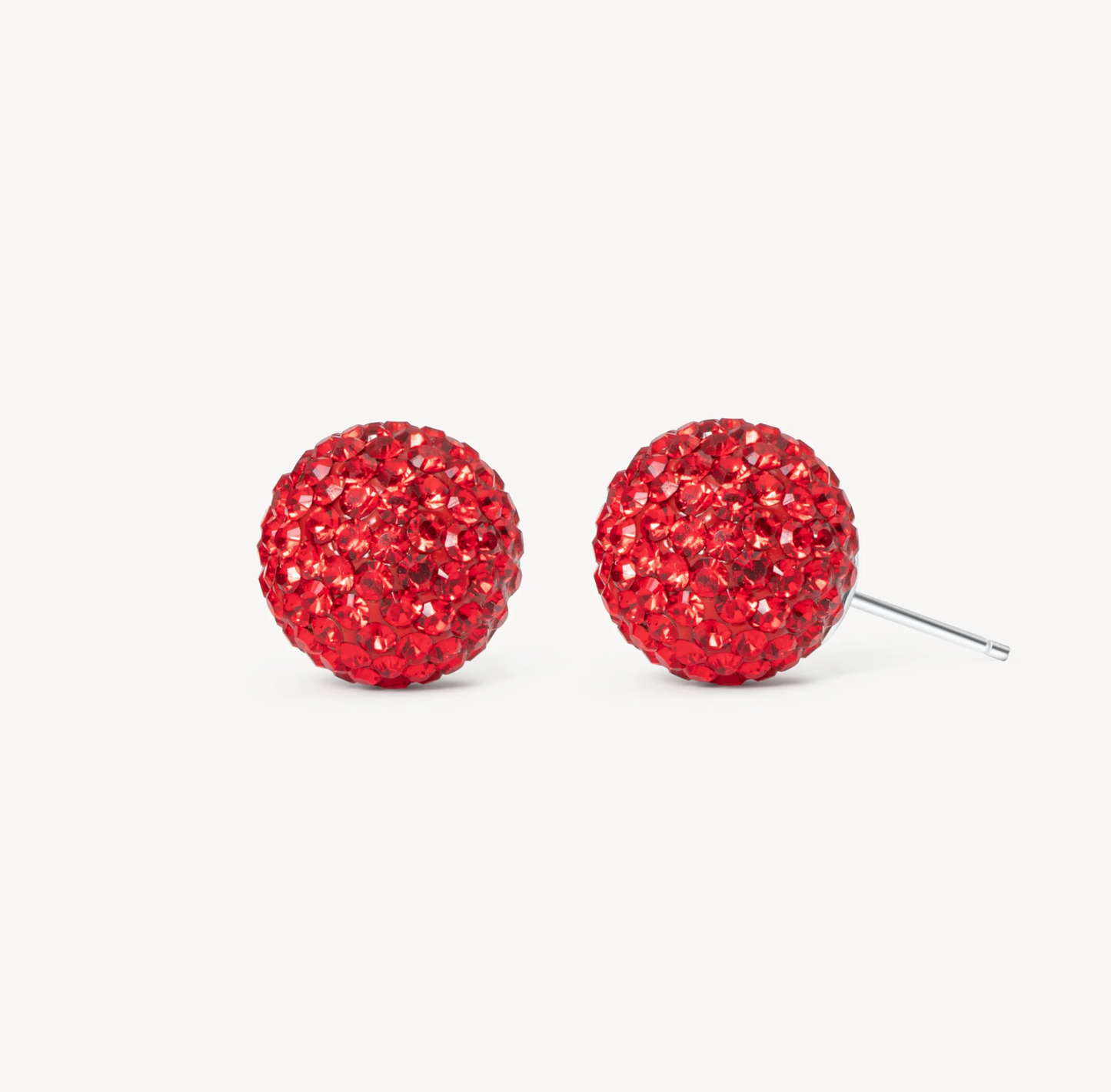 Red Velvet Sparkle Ball™ Stud Earrings