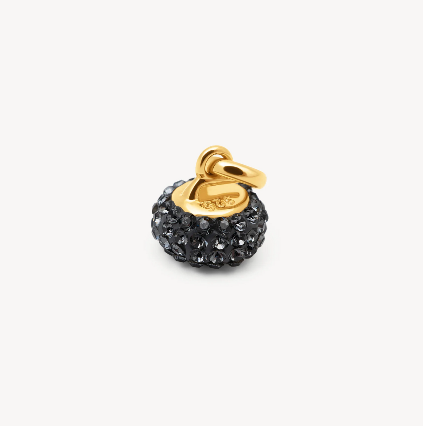 Curling Rock Charm ~ Gold ~ Hillberg & Berk