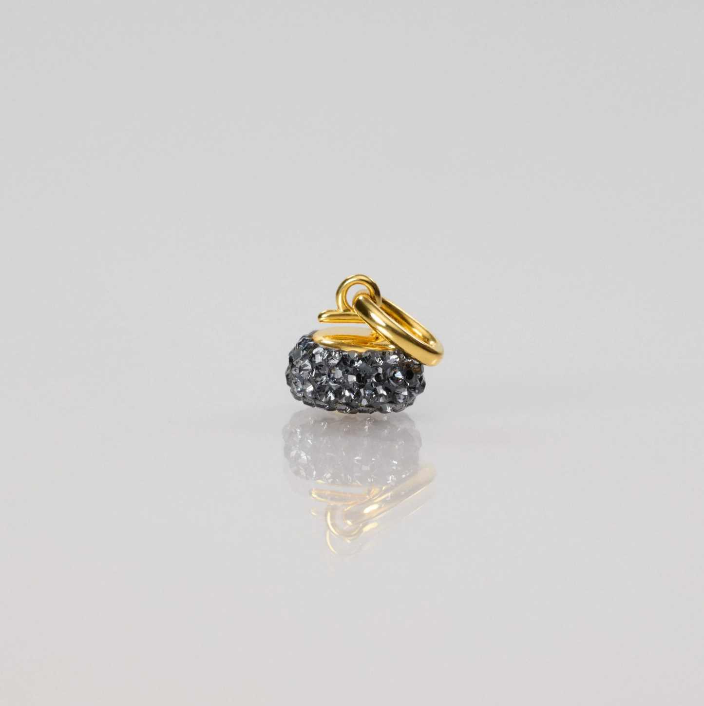 Curling Rock Charm ~ Gold ~ Hillberg & Berk