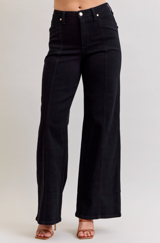 Lara Retro Wide Leg Jean{ Reg }