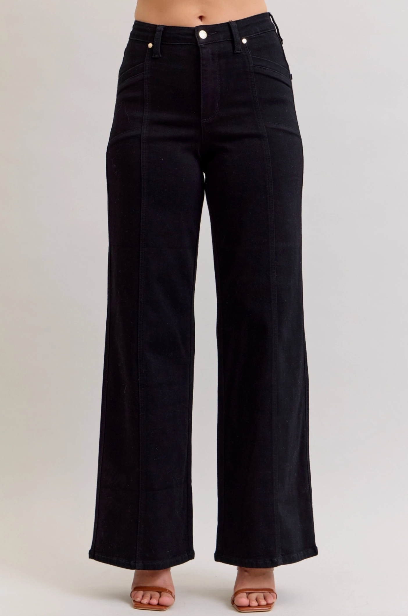 Lara Retro Wide Leg Jean{ Reg }