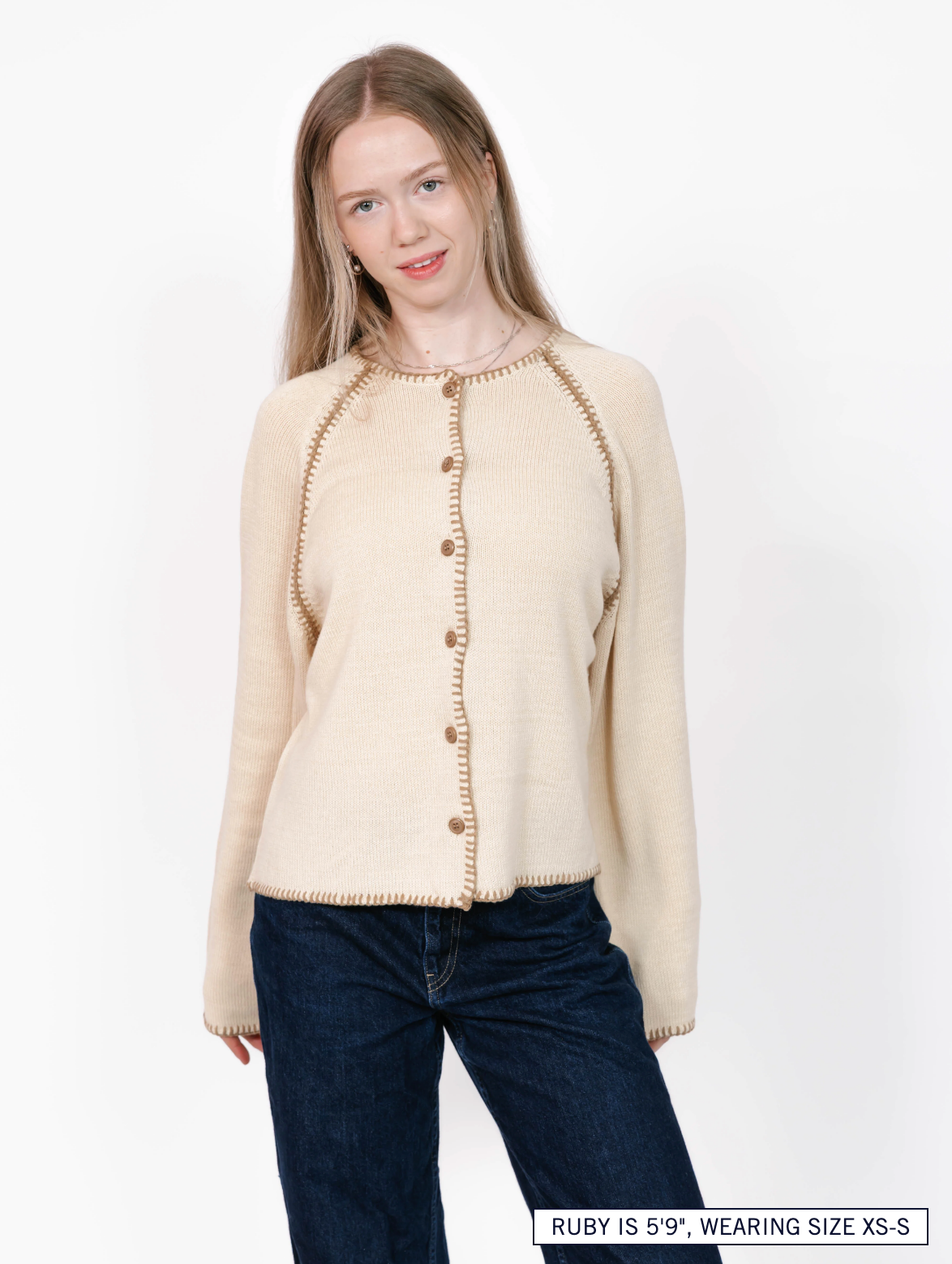 Rhea Cardigan ~ Oatmeal Combo