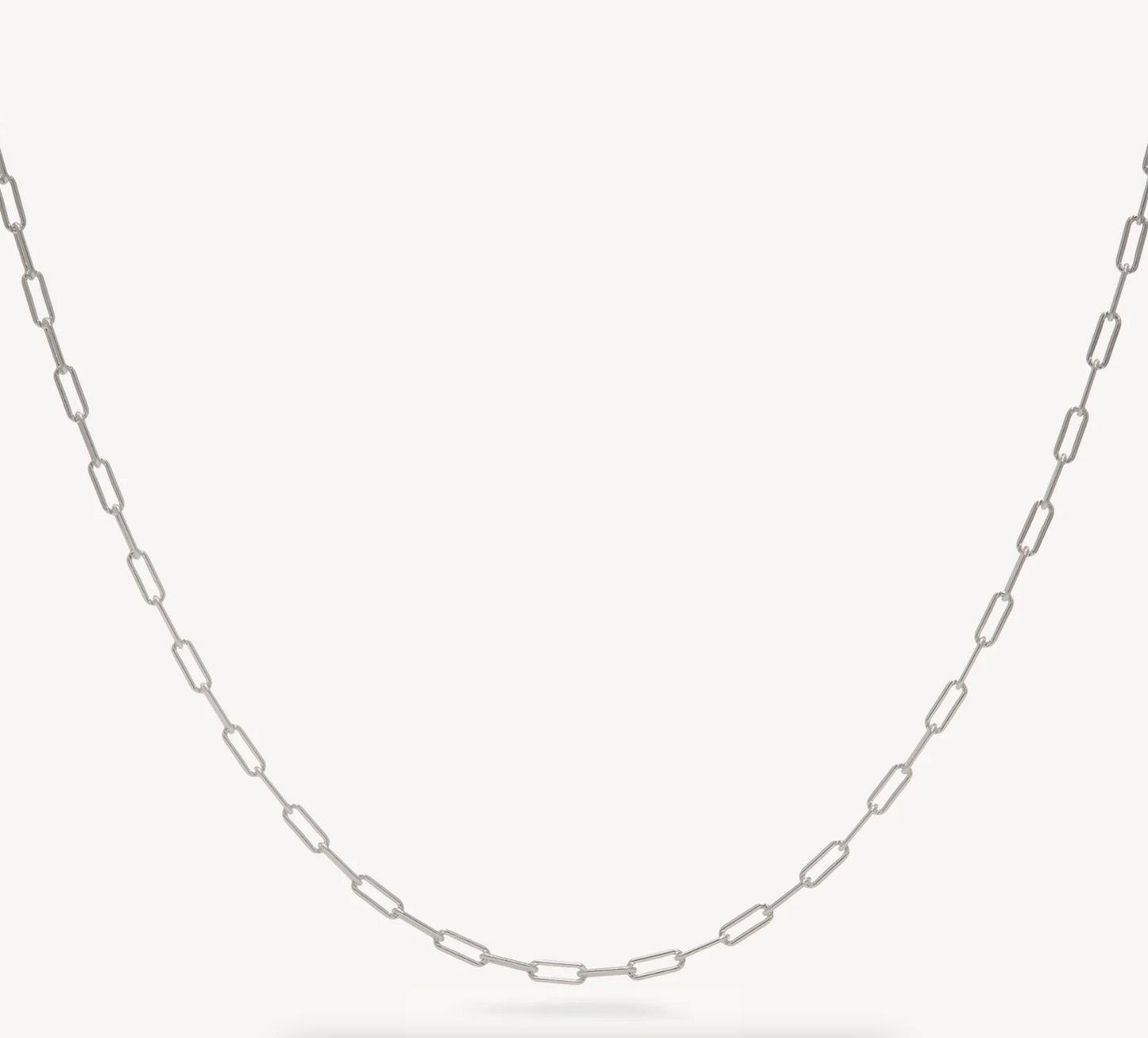 Sterling Silver Essential Clip Chain Necklace ~ Hillberg & Berk