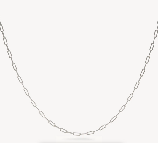 Sterling Silver Essential Clip Chain Necklace ~ Hillberg & Berk