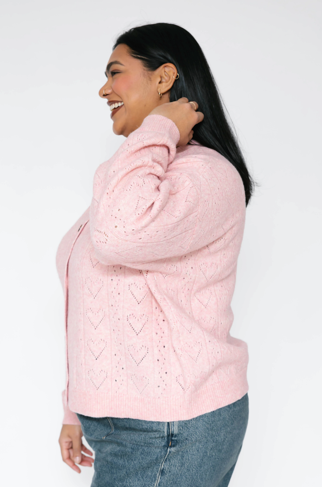 Crush On You Cardigan in Soft Pink