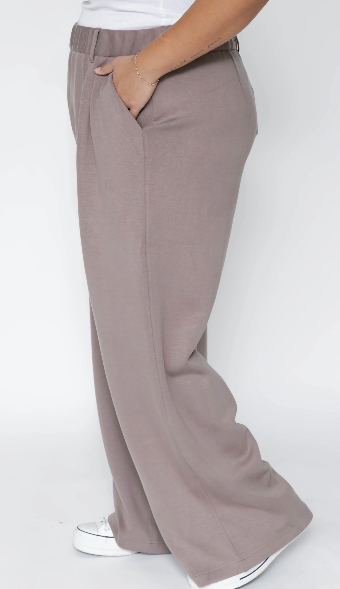 Halle Microscuba Pant ~ Taupe