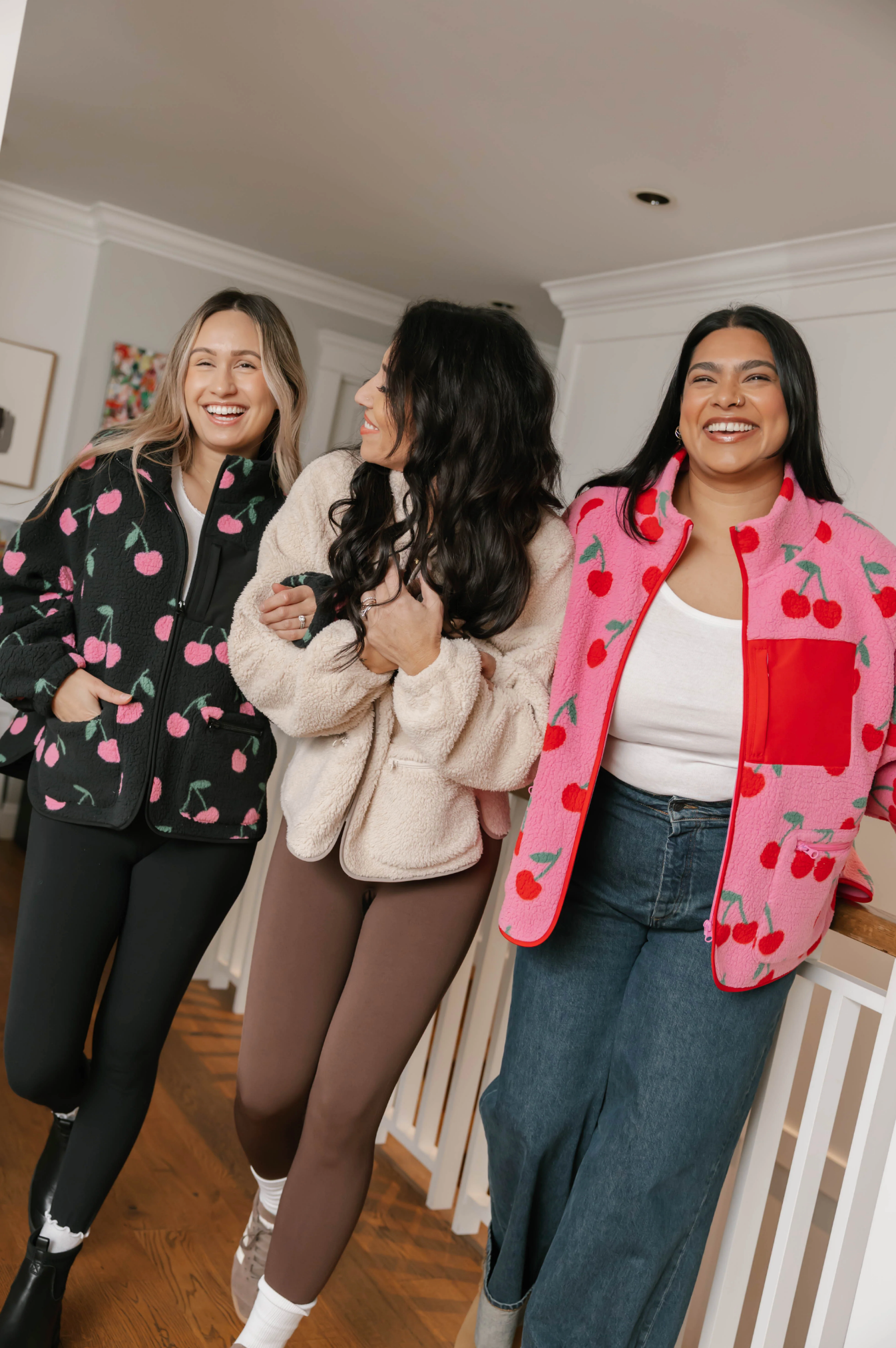 Teddy Zip Up Jacket ~ Taupe