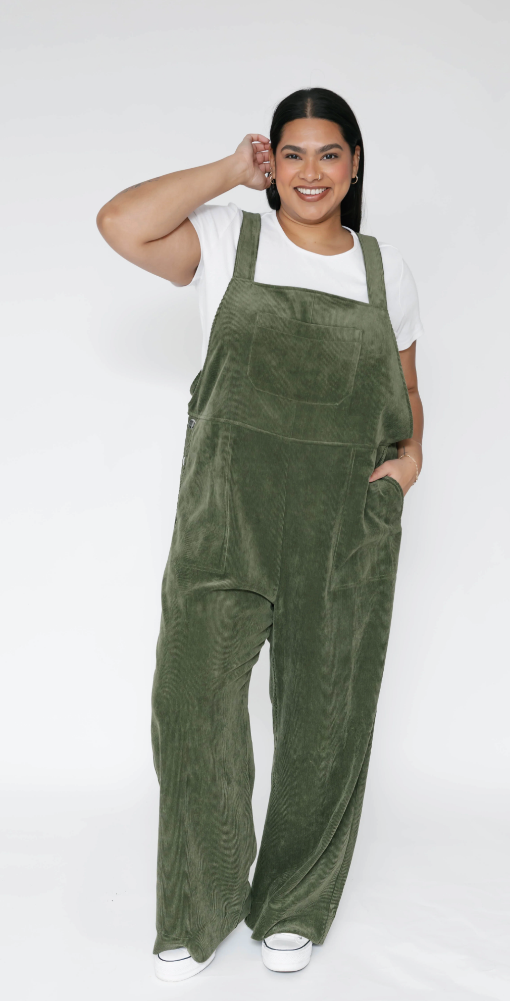 Stevie Cord Overall ~ Hunter Green