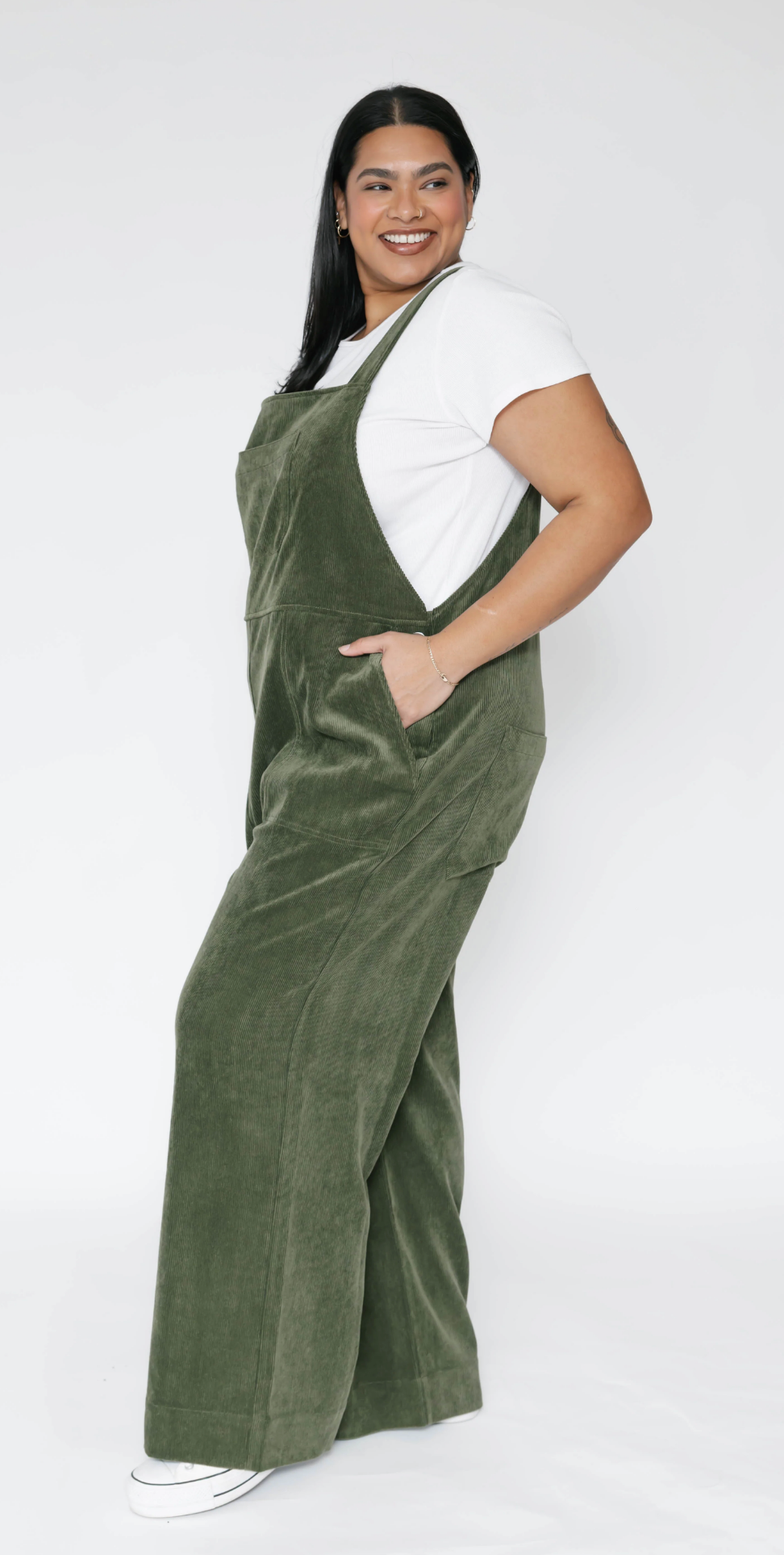 Stevie Cord Overall ~ Hunter Green