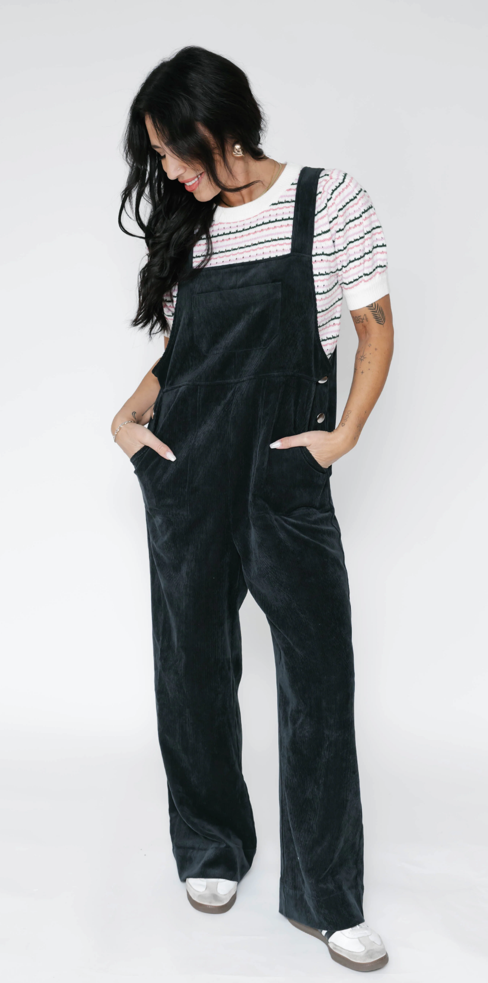 Stevie Cord Overall ~ Jet Black