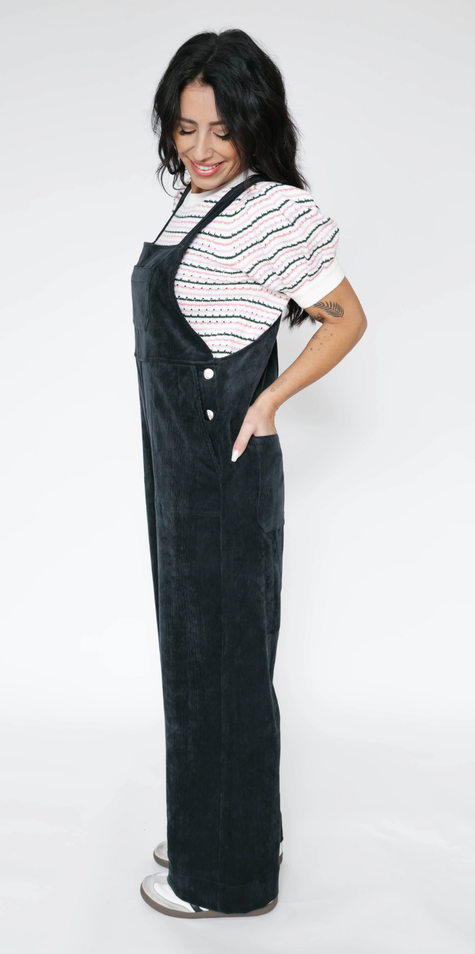 Stevie Cord Overall ~ Jet Black