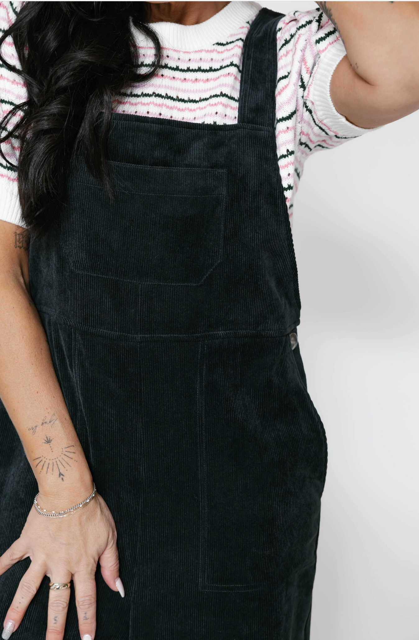 Stevie Cord Overall ~ Jet Black