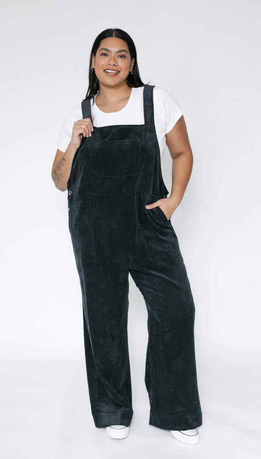 Stevie Cord Overall ~ Jet Black