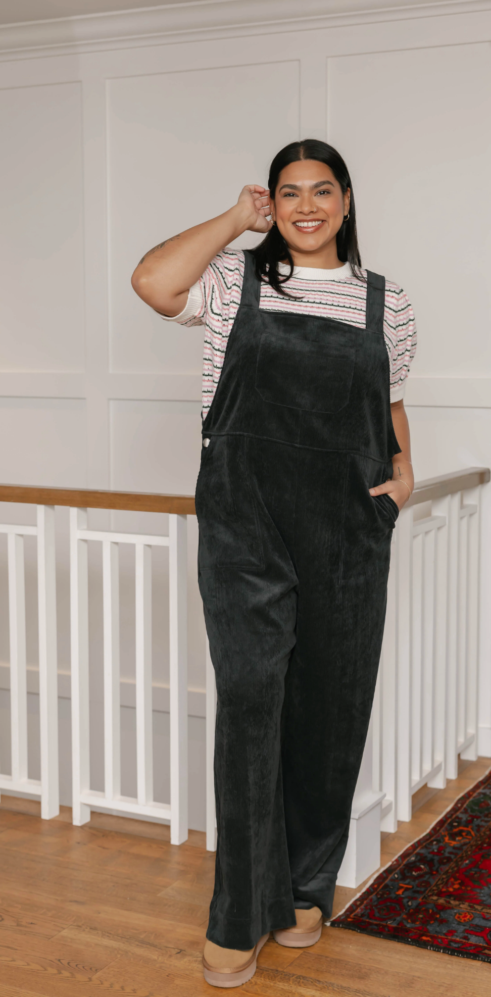 Stevie Cord Overall ~ Jet Black