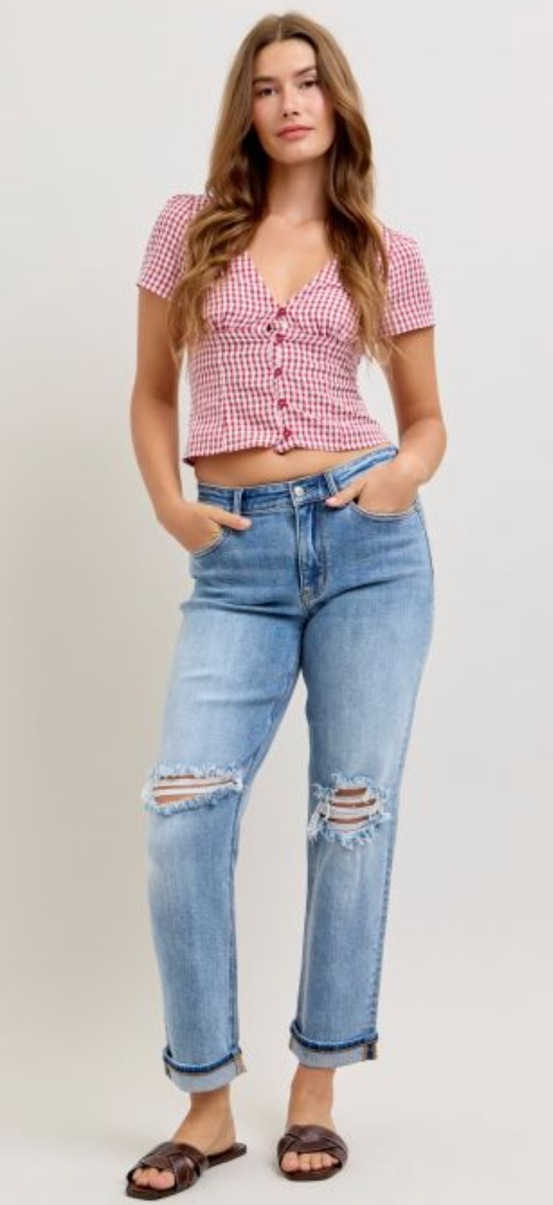 Kim Destroyed Boyfriend Jean { Reg }