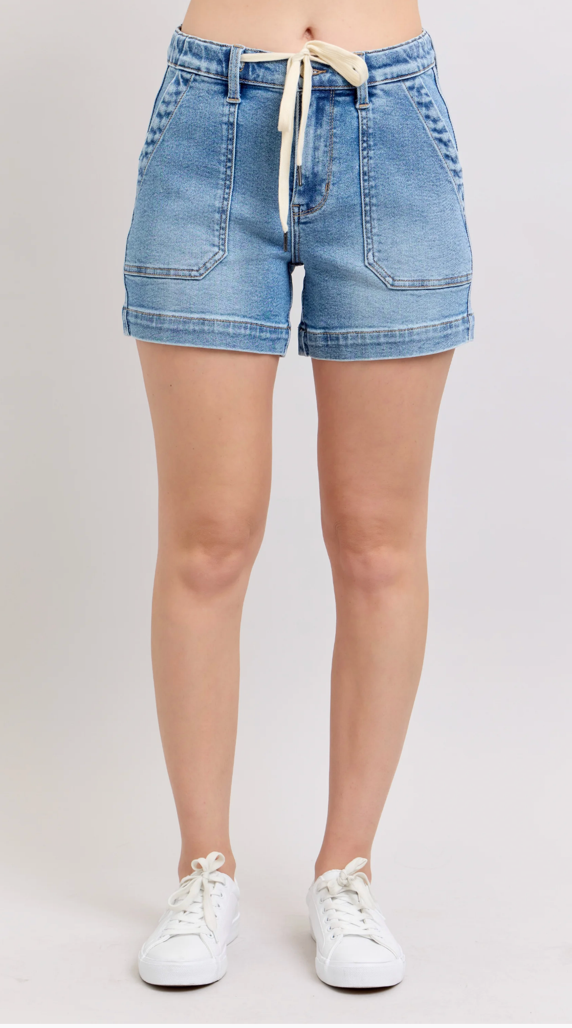 Vintage Wash Jogger Shorts { Reg & Curve }