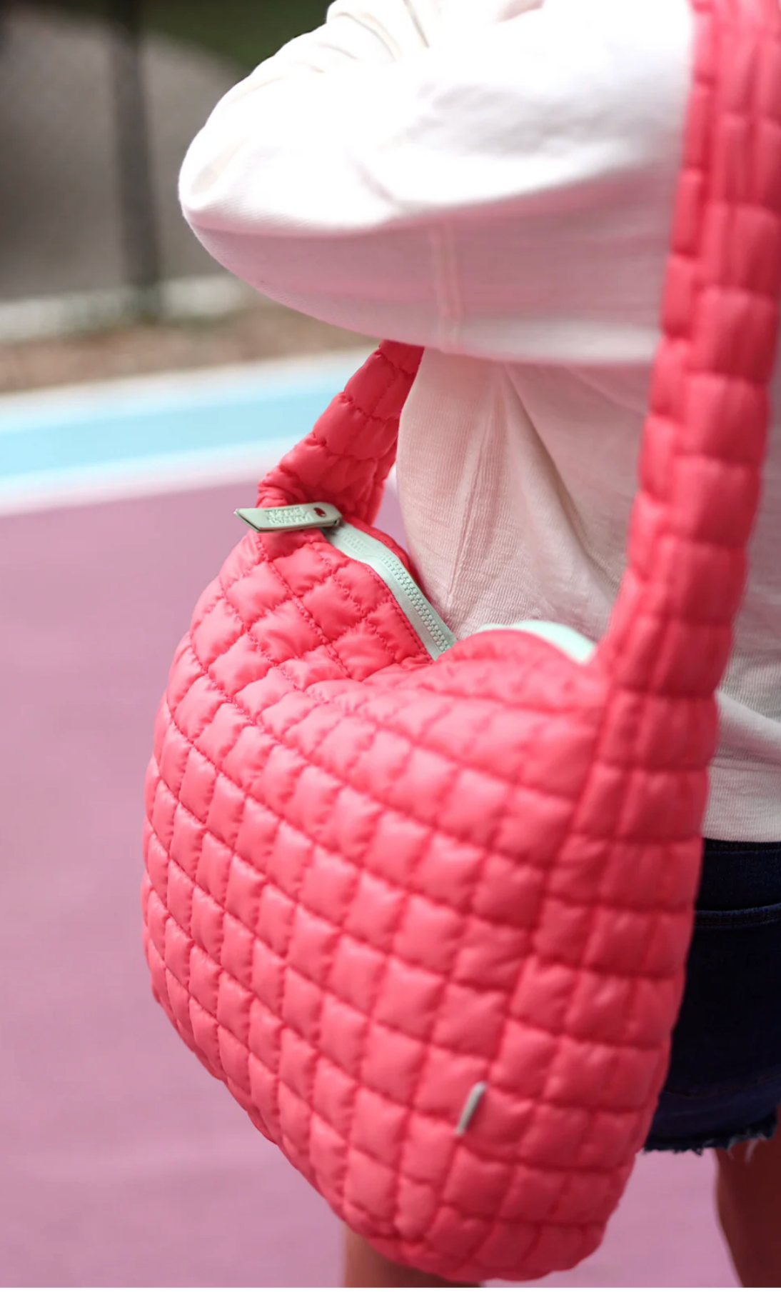 On Cloud Nine Quilted Puffer Tote Bag