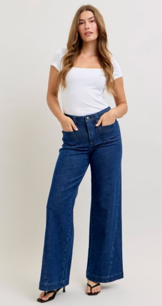 Brenda Patch Pocket Retro Wide { Reg & Curve }