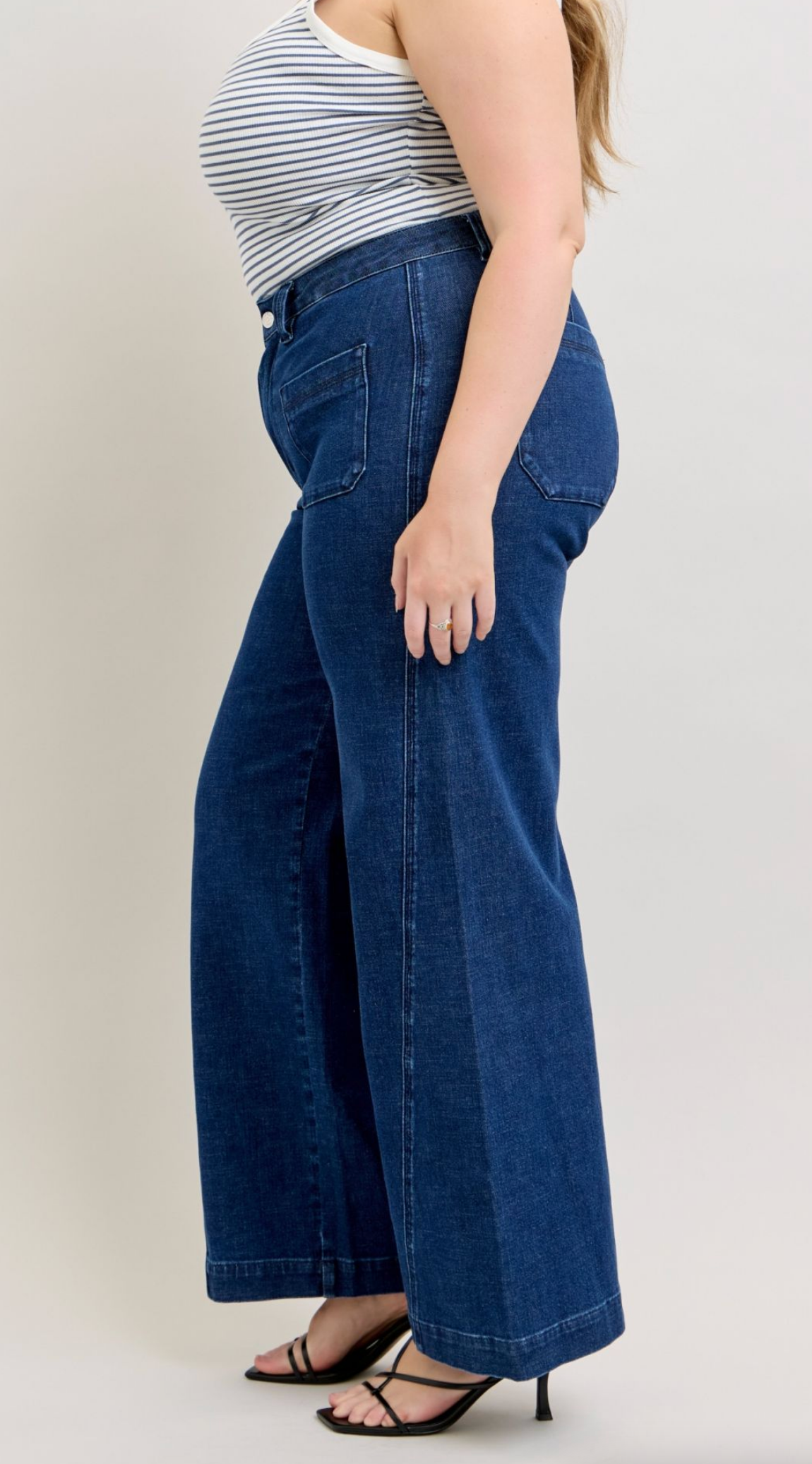 Brenda Patch Pocket Retro Wide { Reg & Curve }