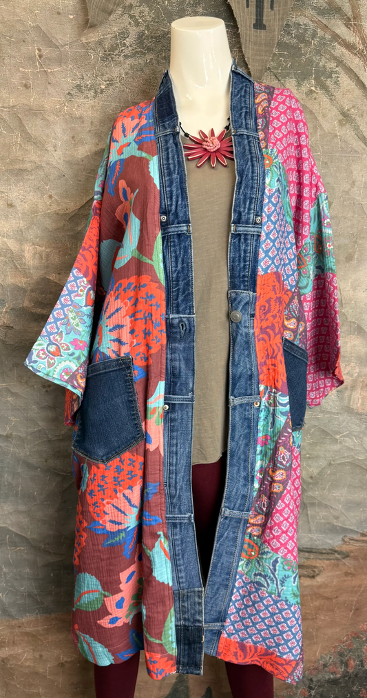 Island Cardigan ~ Island Flower Mix