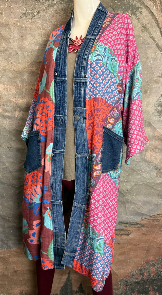 Island Cardigan ~ Island Flower Mix