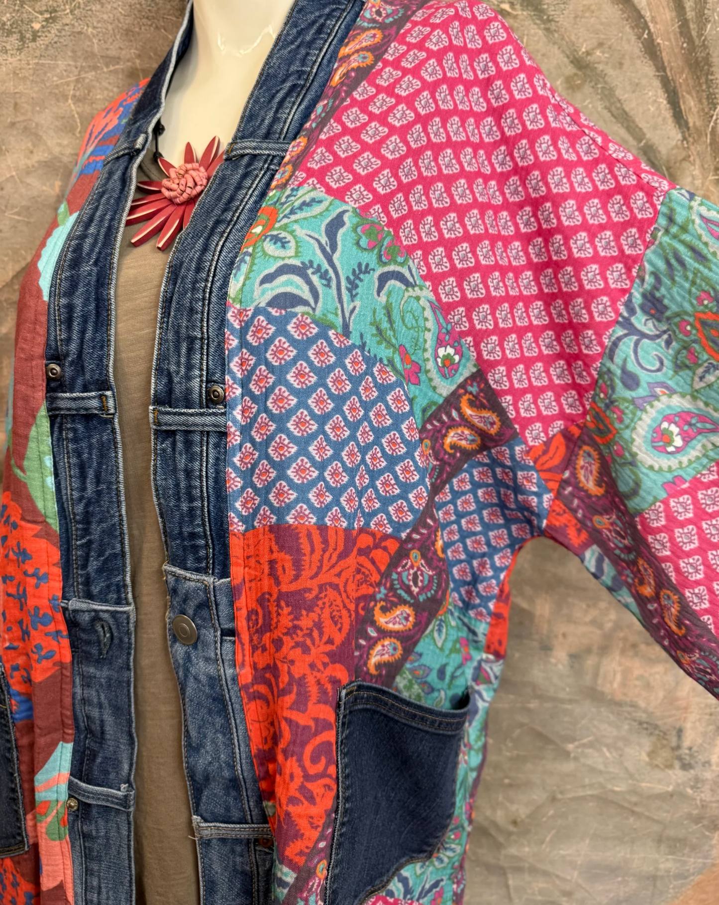 Island Cardigan ~ Island Flower Mix