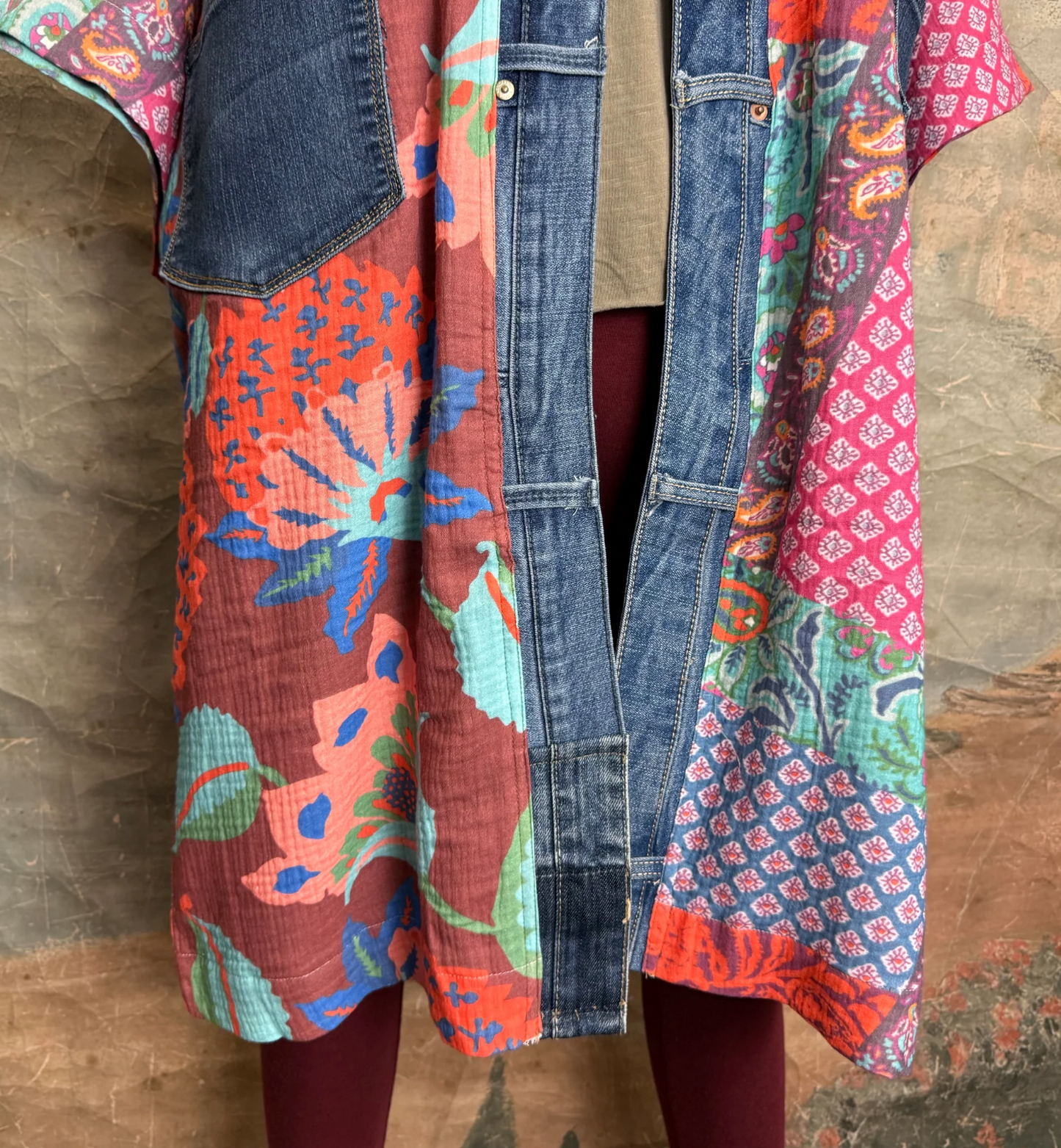 Island Cardigan ~ Island Flower Mix