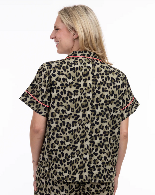 Brigitte Top ~ Animal Print